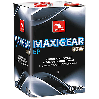P.Ofisi Maxigear EP 80W - 15 Litre Şanzıman Dişli Yağı - 4