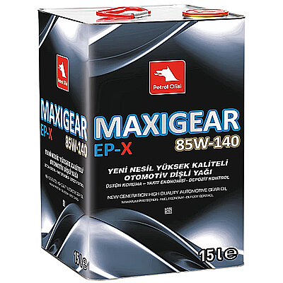 P.Ofisi Maxigear EPX 85W-140 - 15 Litre Şanzıman Dişli Yağı - 1