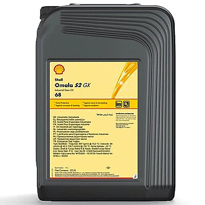 Shell Omala S2 GX 68 - 20 Litre Dişli Yağı - 1